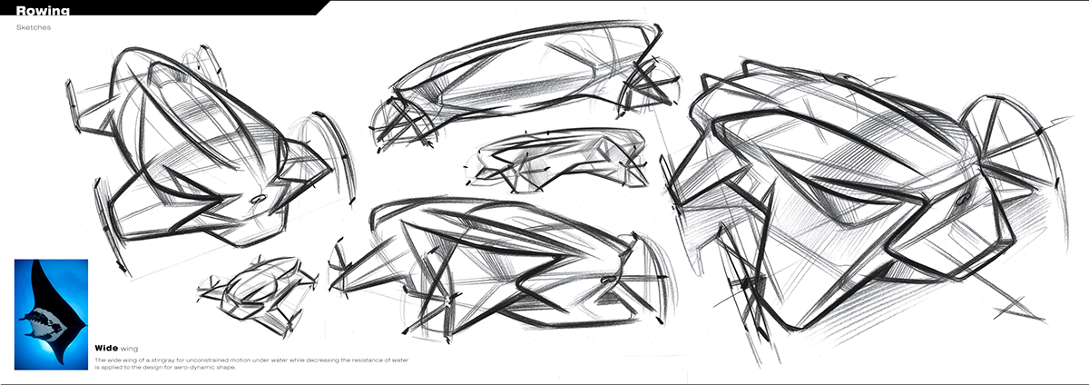 infiniti，Infiniti，Rowing shape，Concept Car，