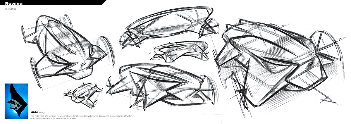infiniti，Infiniti，Rowing shape，Concept Car，