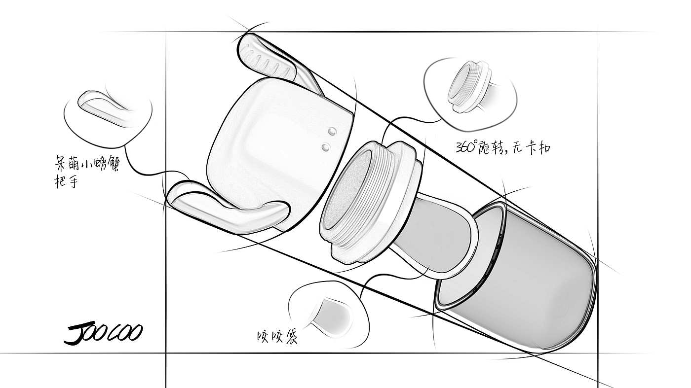 Pacifier，Children's toilet，Baby bottle design，Bite music design，Appearance design，industrial design，
