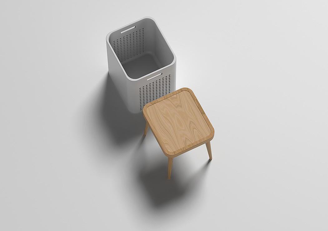 AB Rh+ Yang，JUSTlook，Laundry basket，Side table，