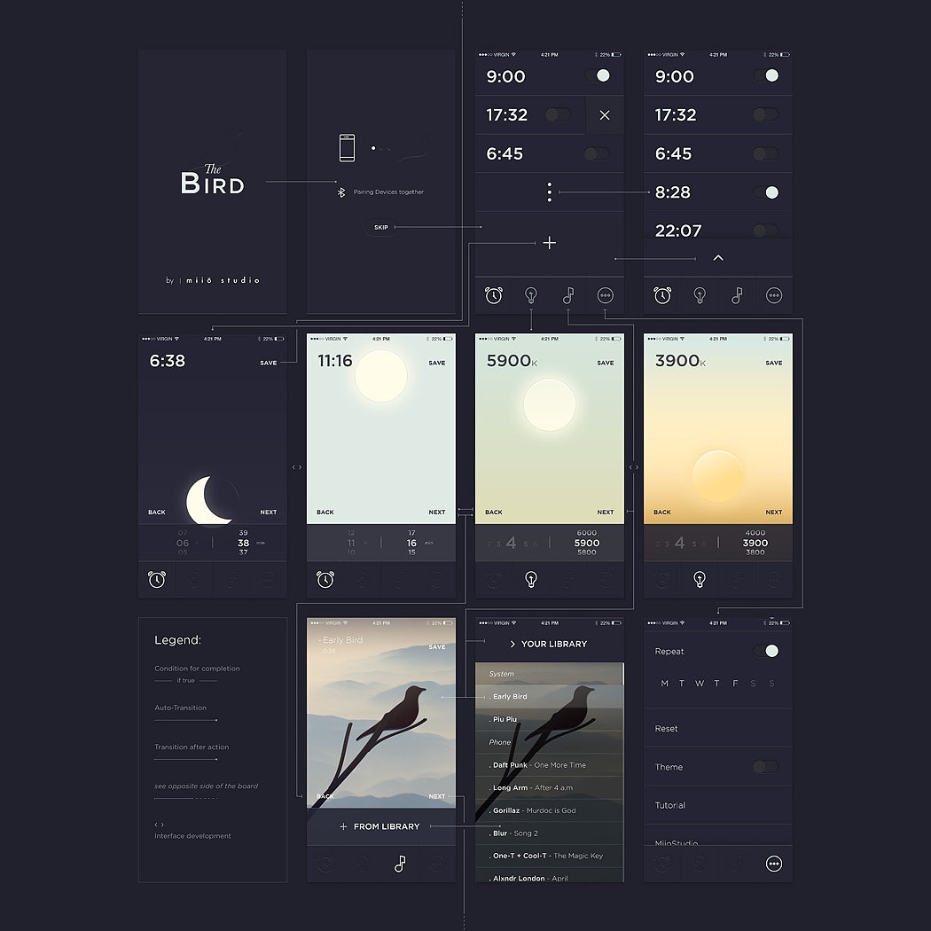 BIRD，app，闹钟，时间，充电，无线，