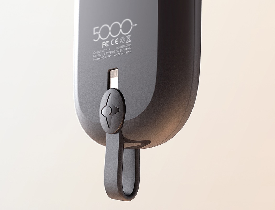 ninja，Charger，portable battery，Rice Mak，black，