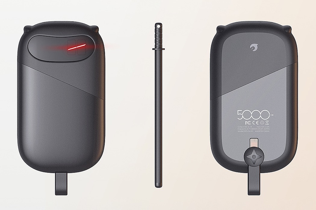 ninja，Charger，portable battery，Rice Mak，black，