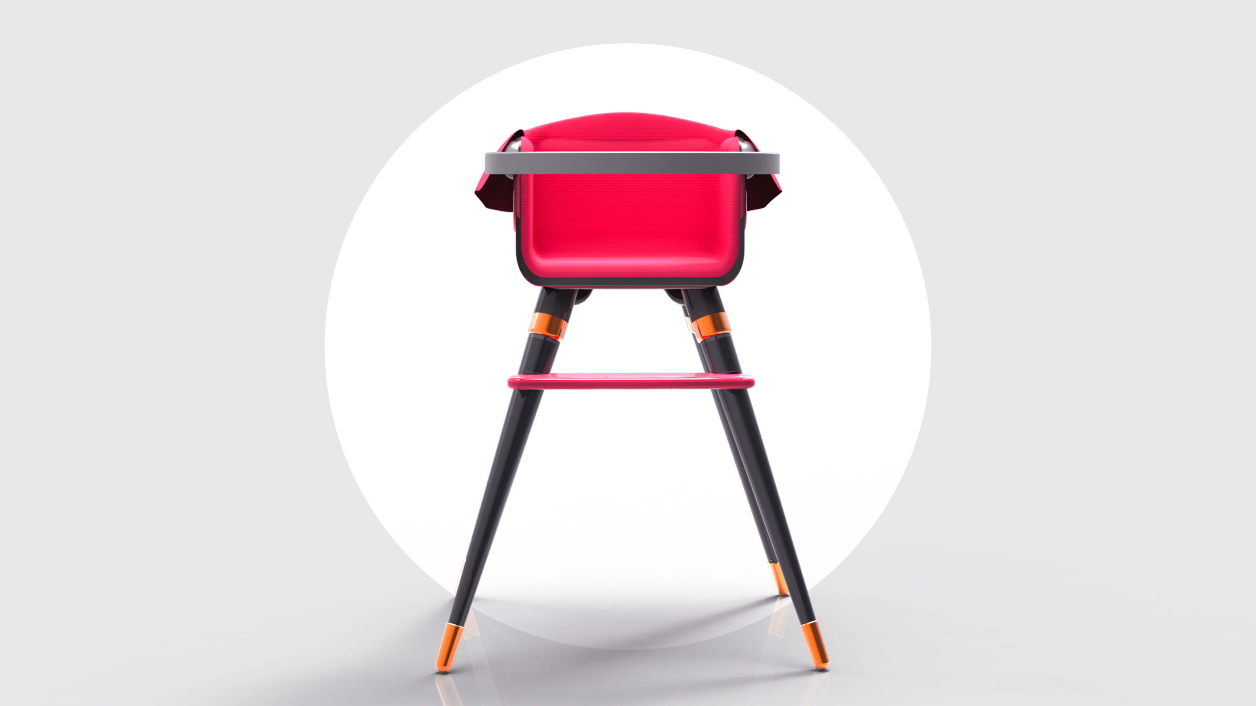 industrial design，product design，Baby chair，Baby dining table design，Foldable portable dining chair，High chair ，