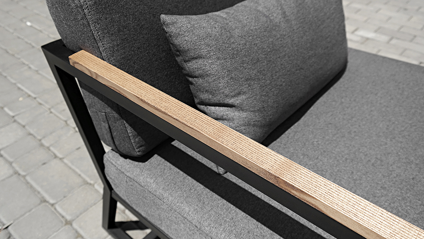 Home Furnishing，furniture，Simplicity，woodiness，flax，Public seat，