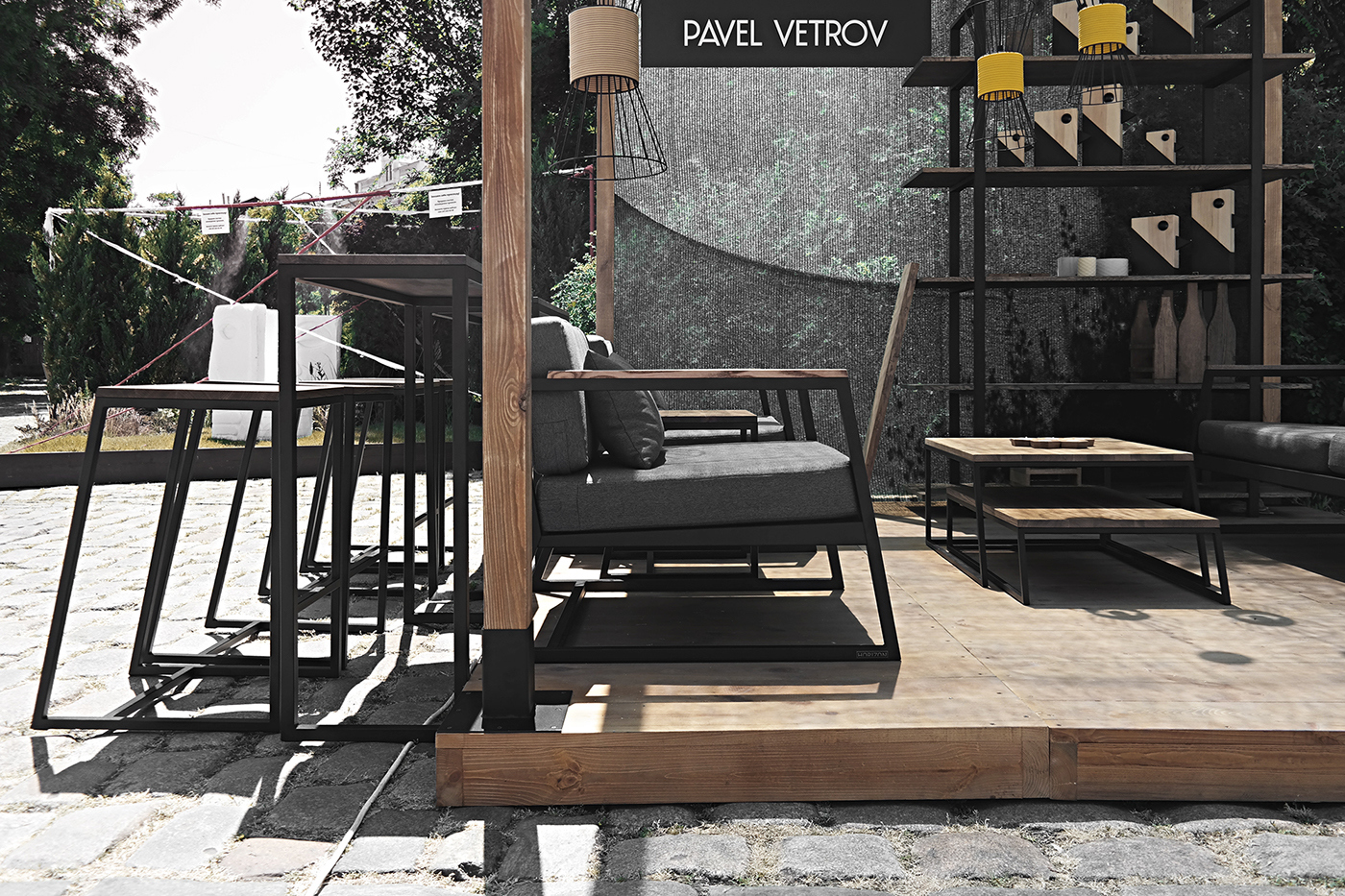 Home Furnishing，furniture，Simplicity，woodiness，flax，Public seat，