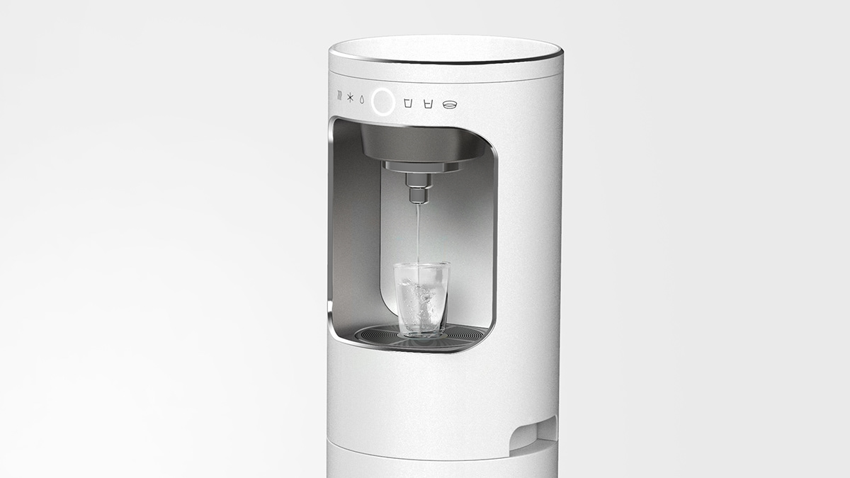 white，Water purifier，Double Shot，