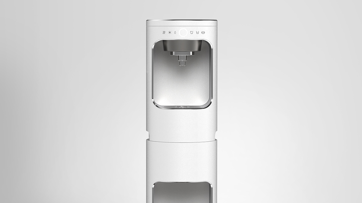 white，Water purifier，Double Shot，