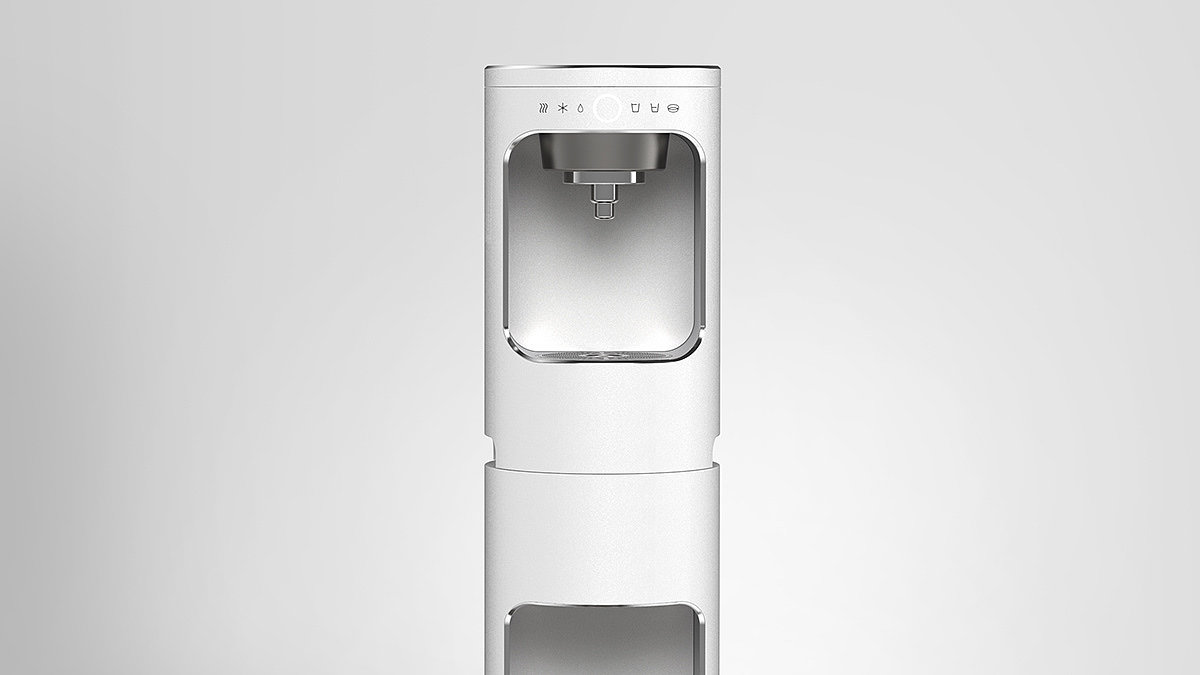 white，Water purifier，Double Shot，