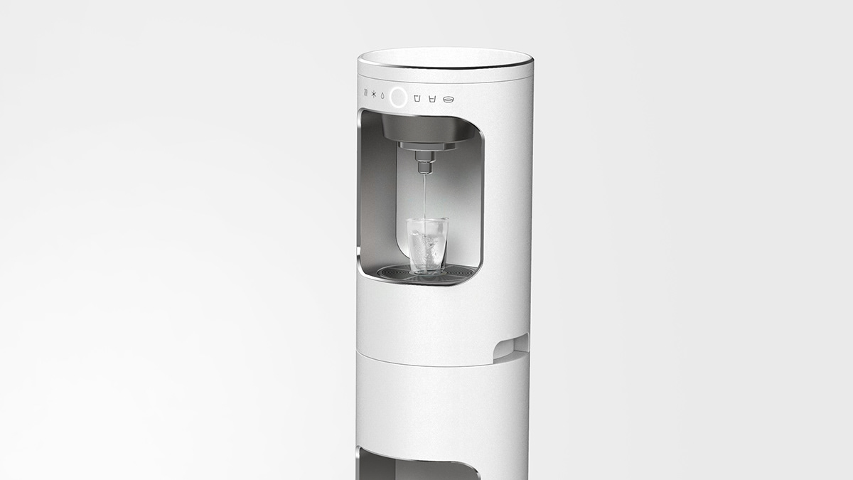 white，Water purifier，Double Shot，