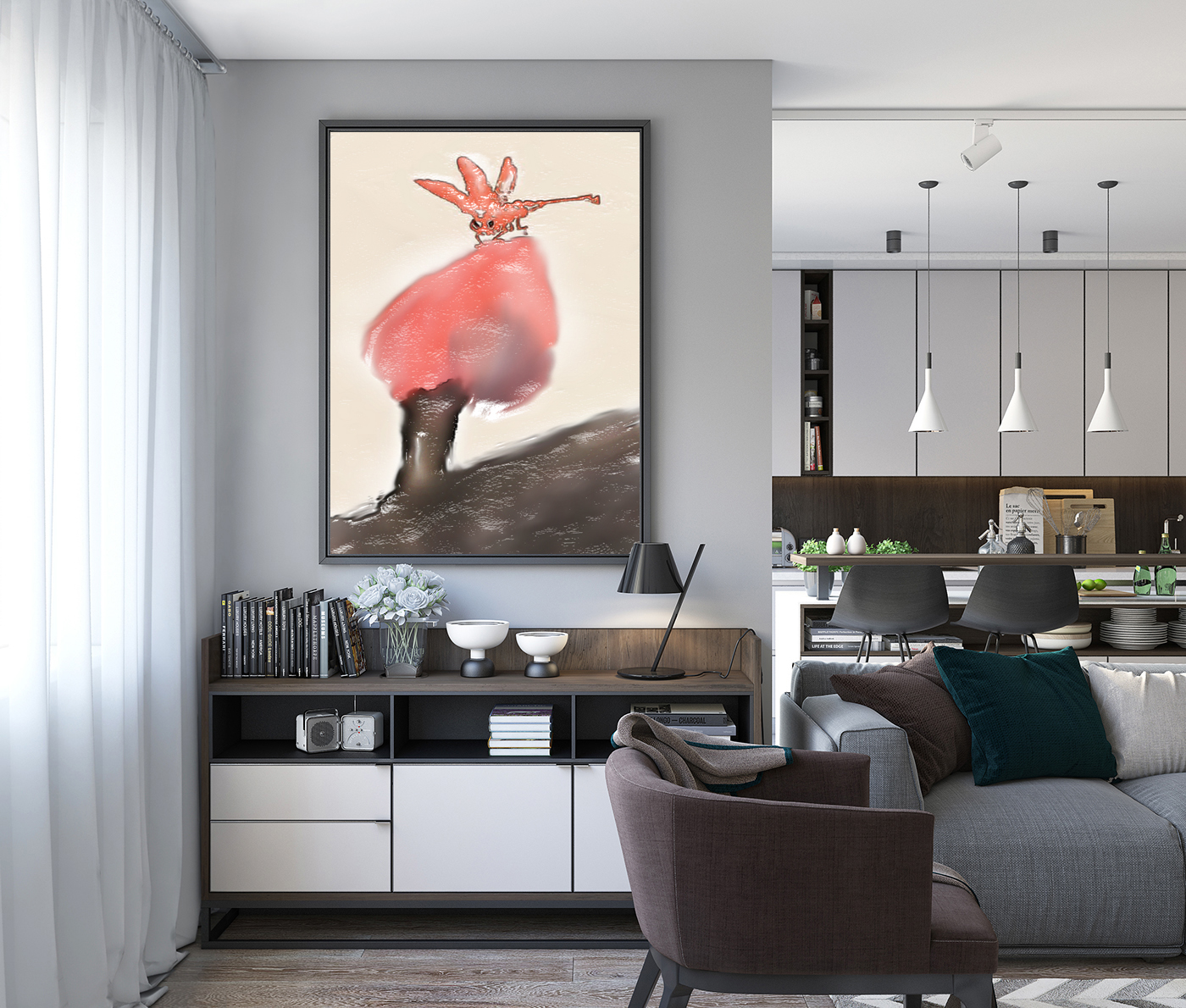 MICAHSO，Dot painting into jade，Huang Yongyu，works，