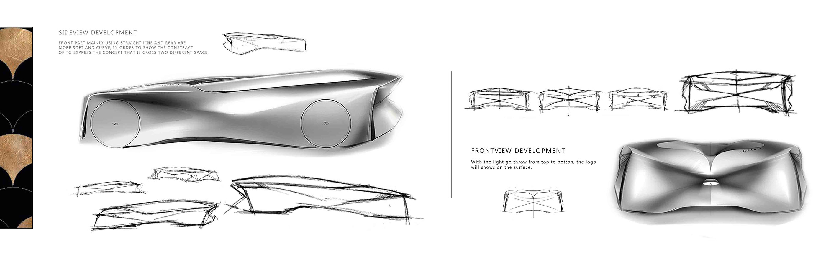 design sketch，INSPIRATION，Infiniti，