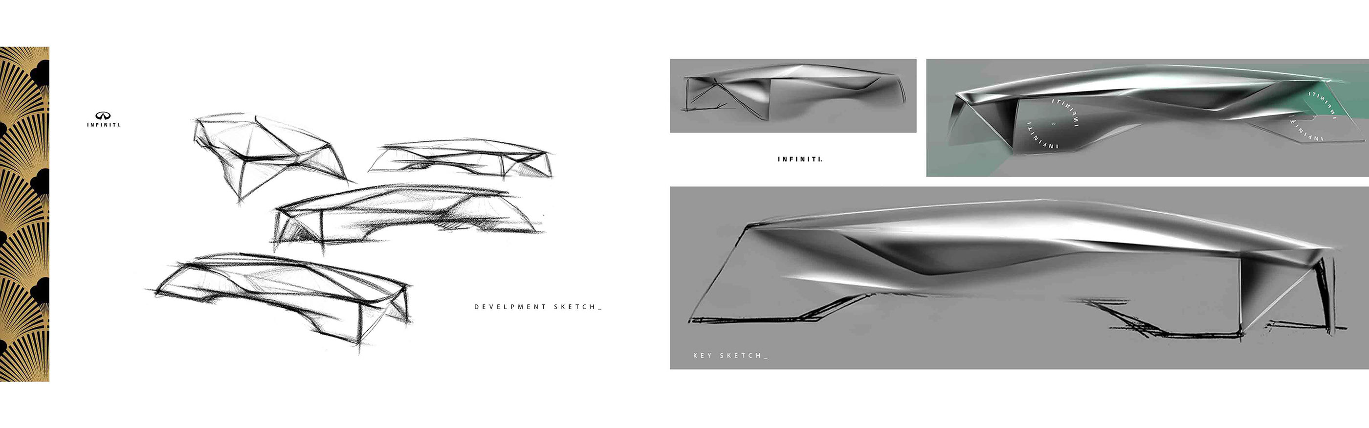 design sketch，INSPIRATION，Infiniti，
