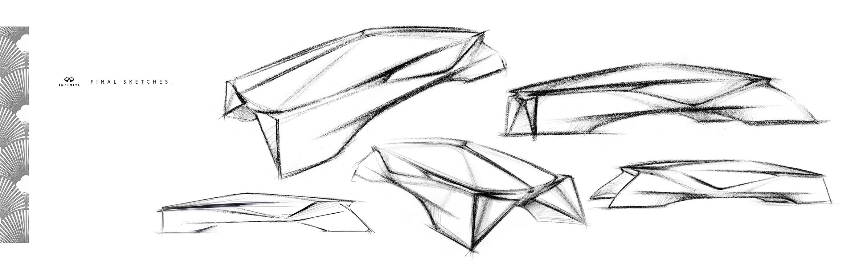 design sketch，INSPIRATION，Infiniti，