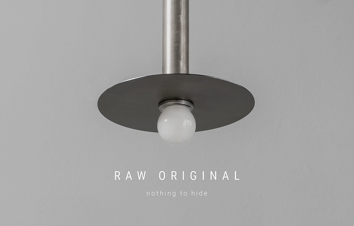 RAW Original，灯具设计，金属，