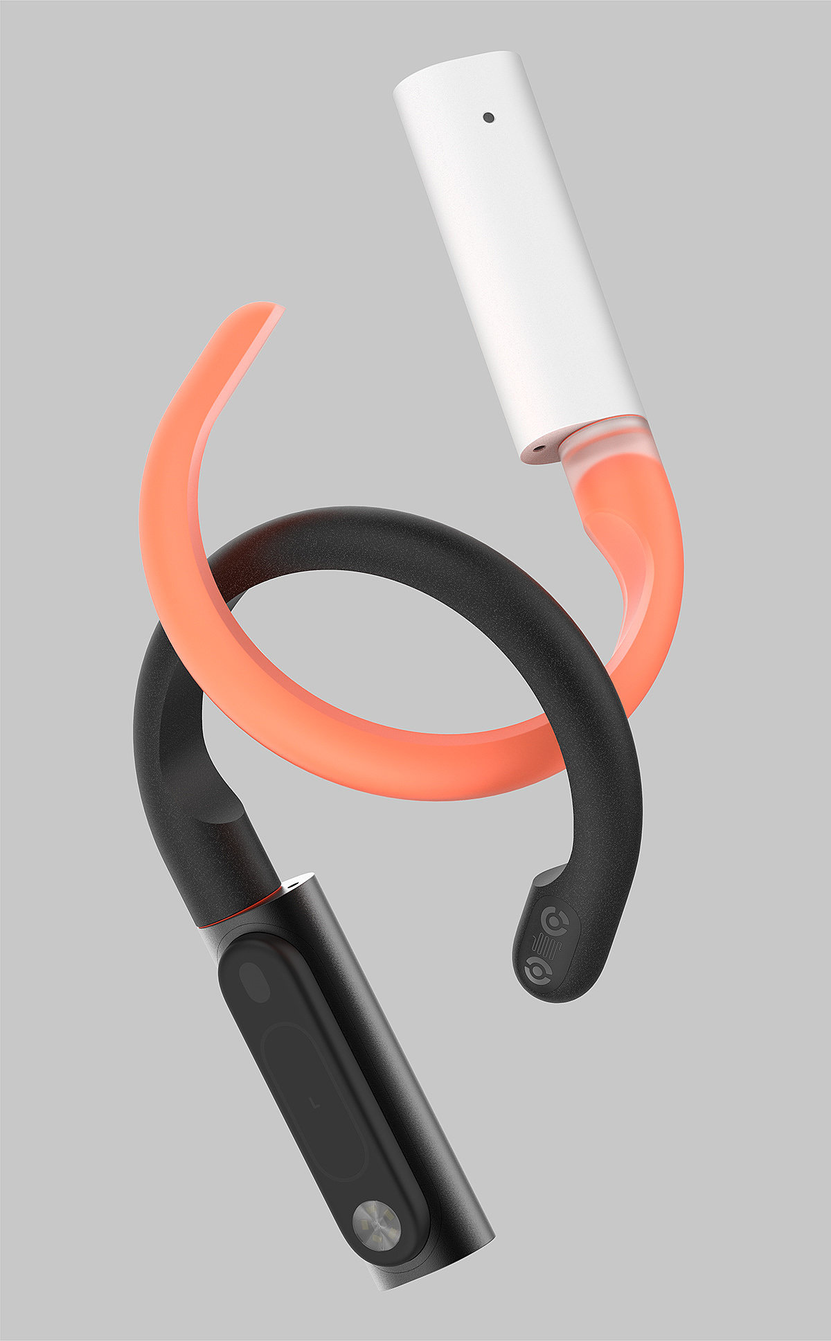 Duo，Wireless headset，white，