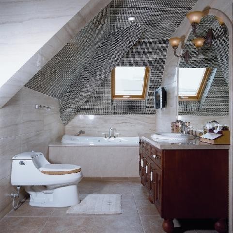 renovation，bathroom，modern，