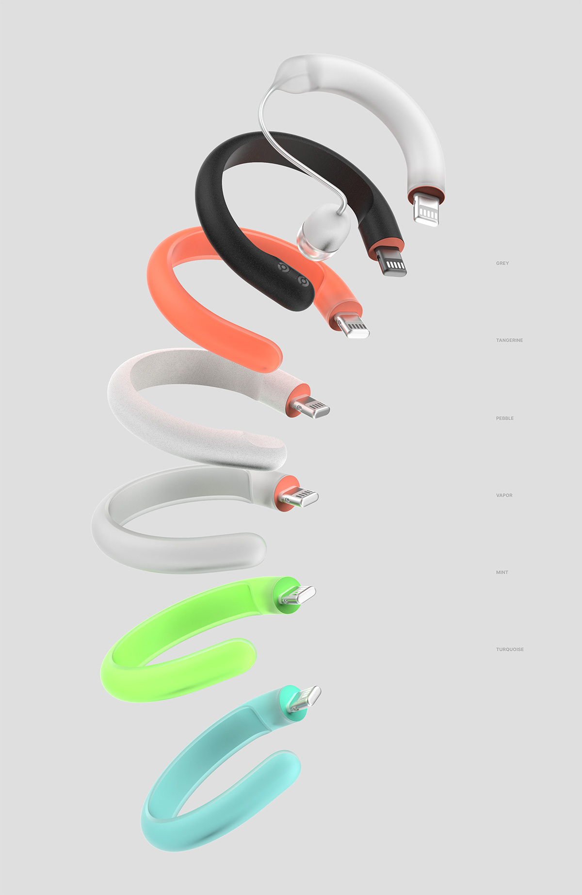 Duo，Wireless headset，white，