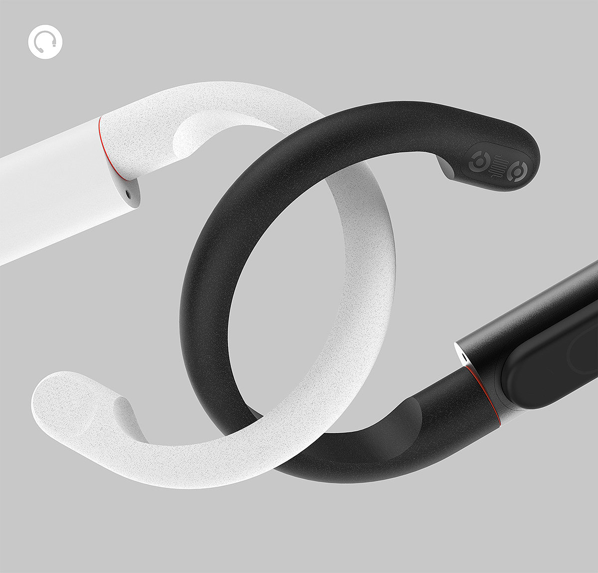 Duo，Wireless headset，white，