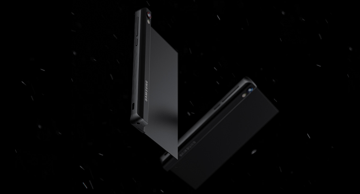 black，Mobile phone design，Samsung Galaxy，