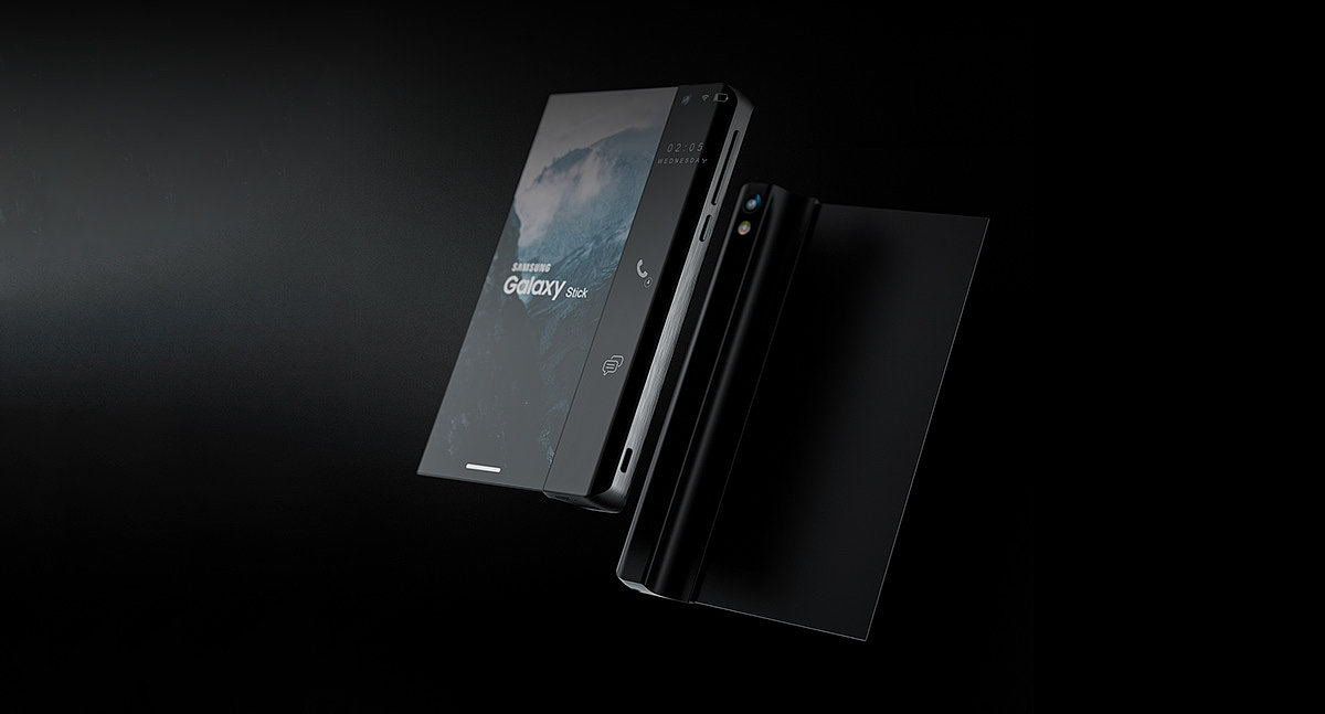 black，Mobile phone design，Samsung Galaxy，