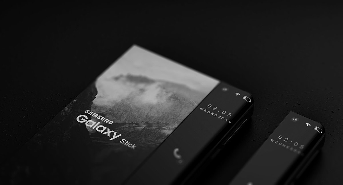 black，Mobile phone design，Samsung Galaxy，