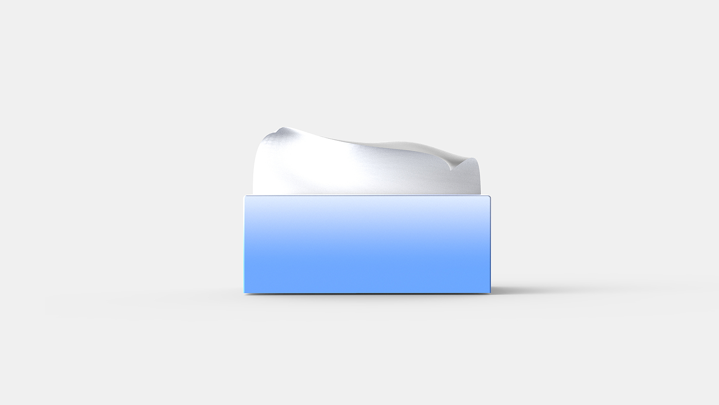 sea wave，tissue box，