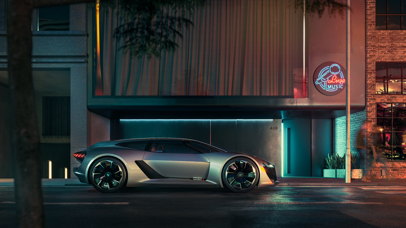 cgi，PB18，audi，audi，automobile，Curve Digital，