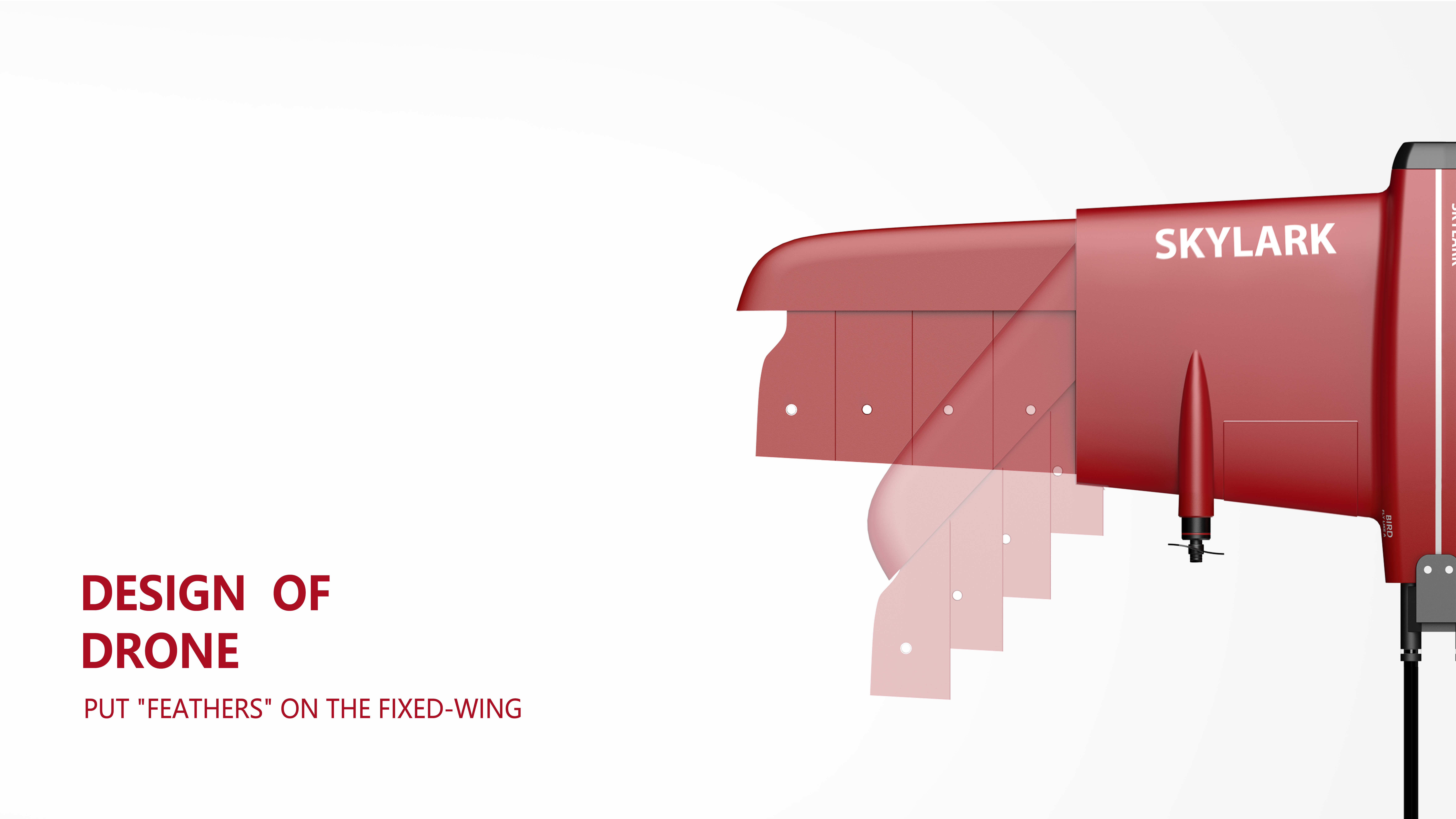 Fixed wing UAV platform，