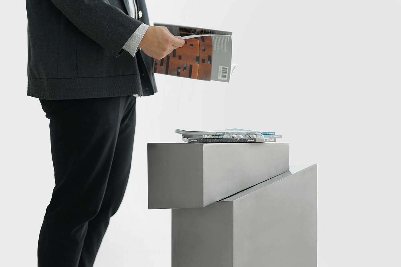 Side table，stool，Minimalist，Slice，