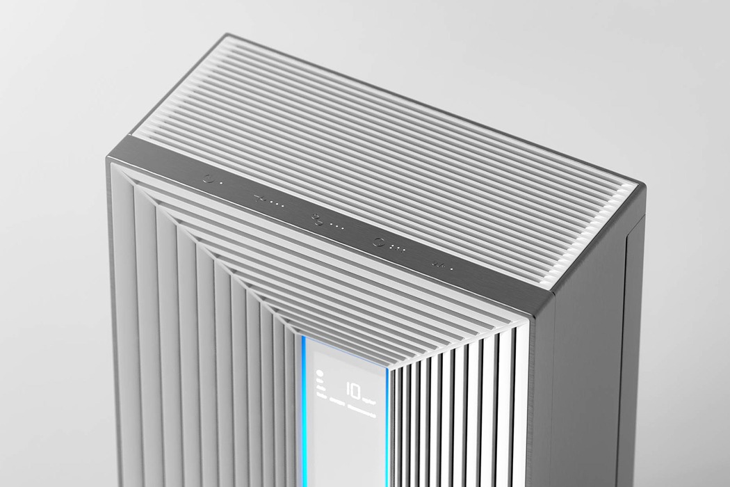 Metal，grey，air cleaner，