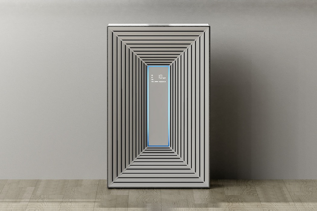 Metal，grey，air cleaner，