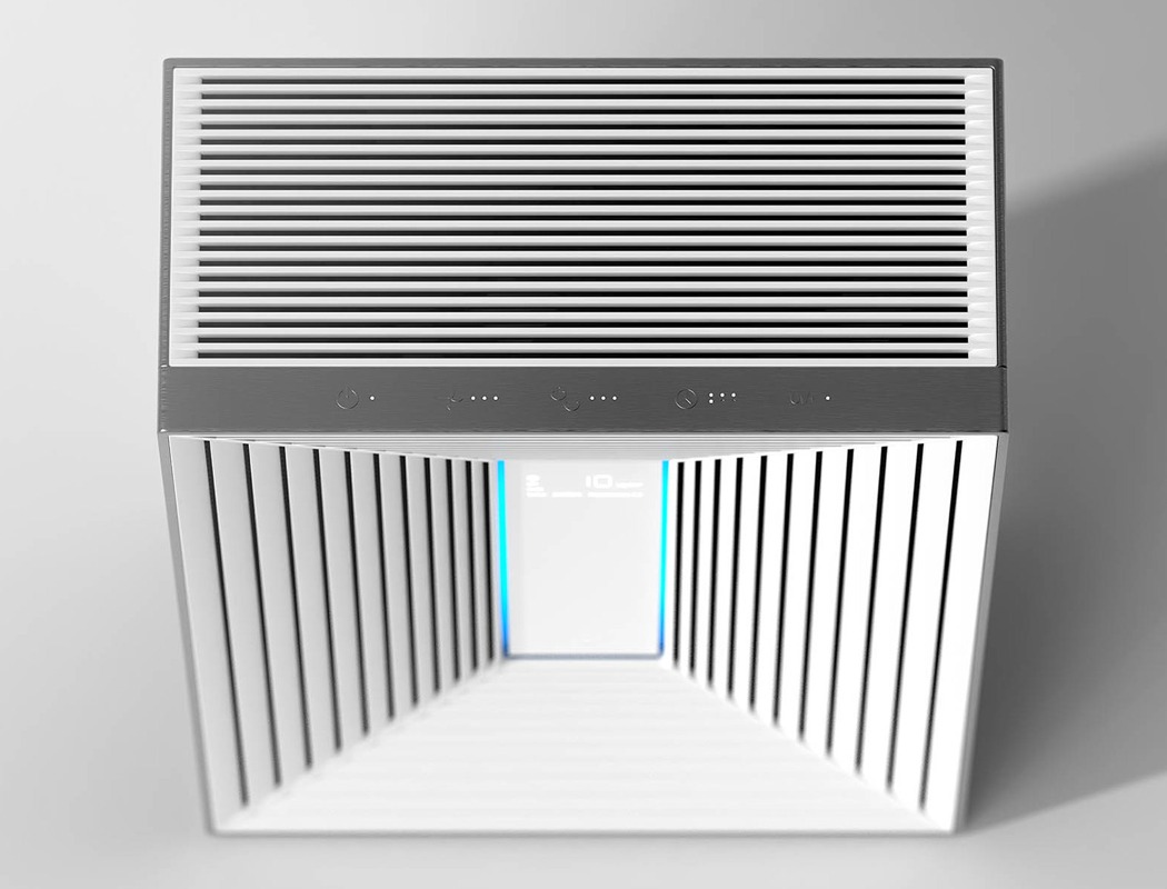 Metal，grey，air cleaner，