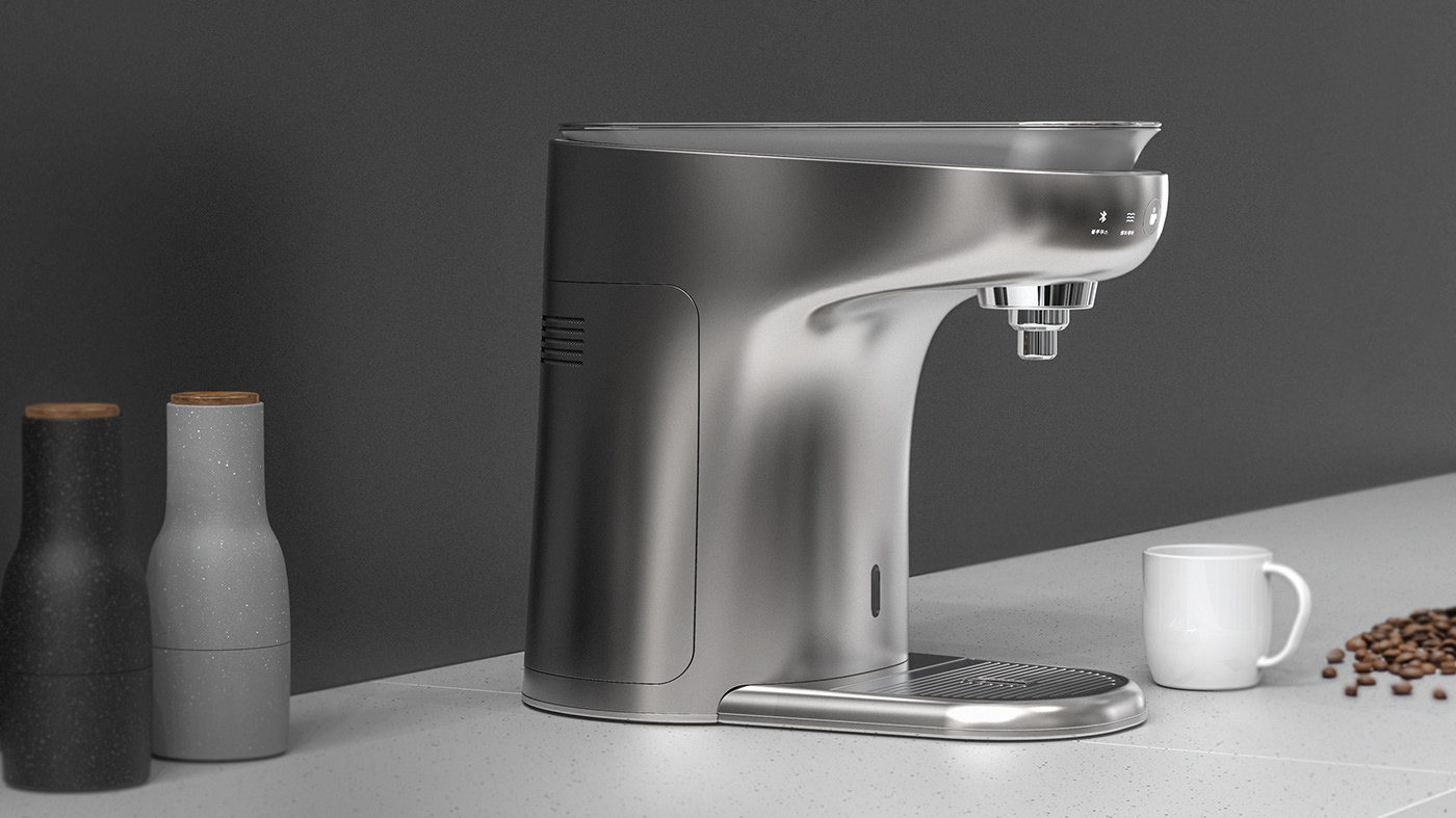 Coffee machine，app，Tap&Drop，Wormgretton，