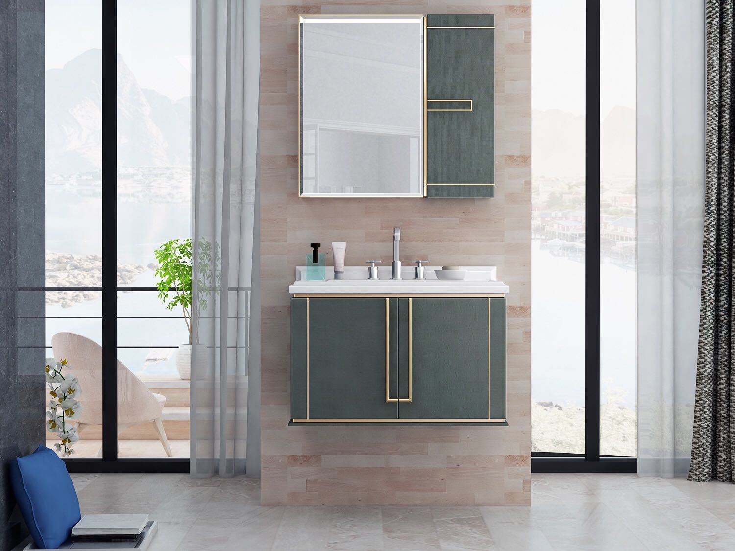 Home life，3D rendering，