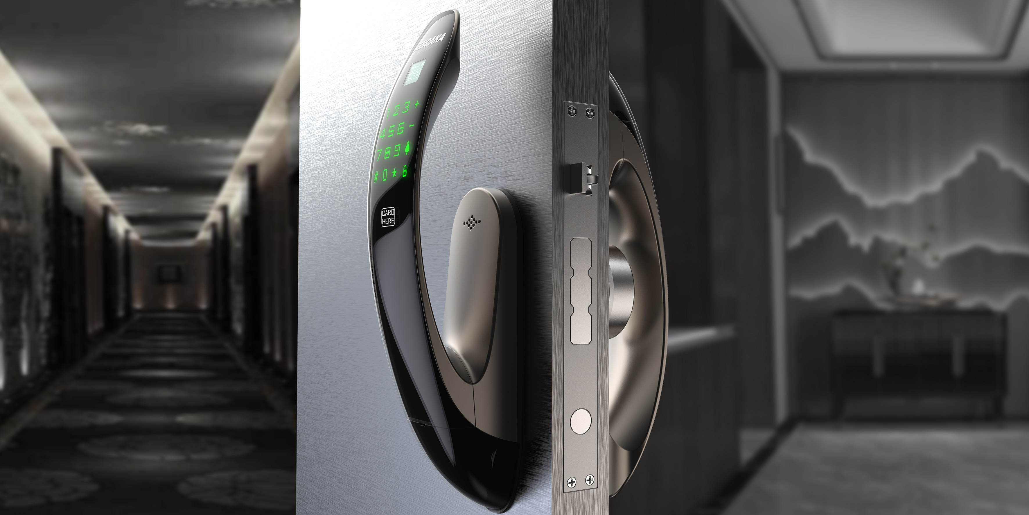 Home, smart, digital，