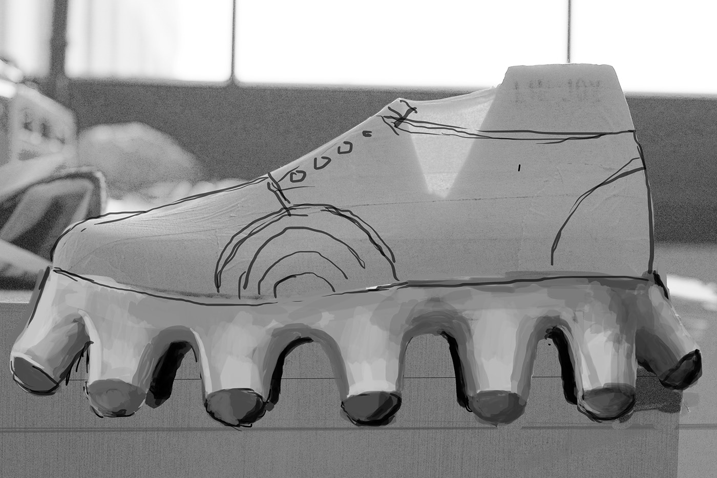 CNC，shoes，george duan，