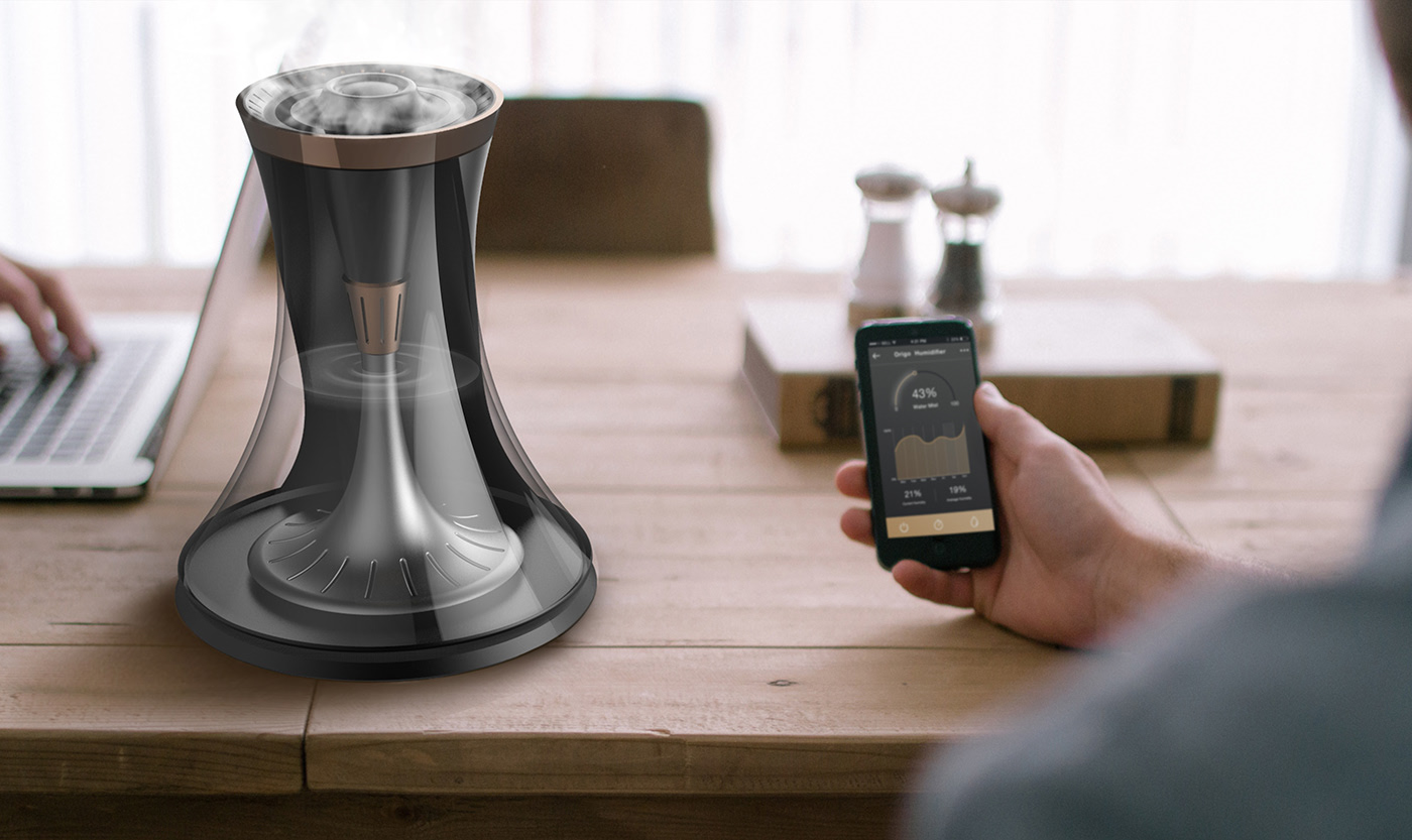 industrial design，Household appliances，Intellectualization，Humidifier，