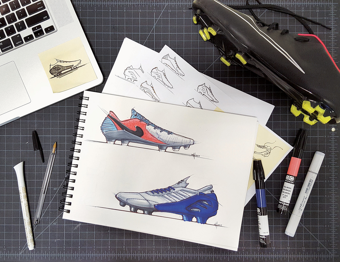 Soccer shoes，fashion，product design，motion，