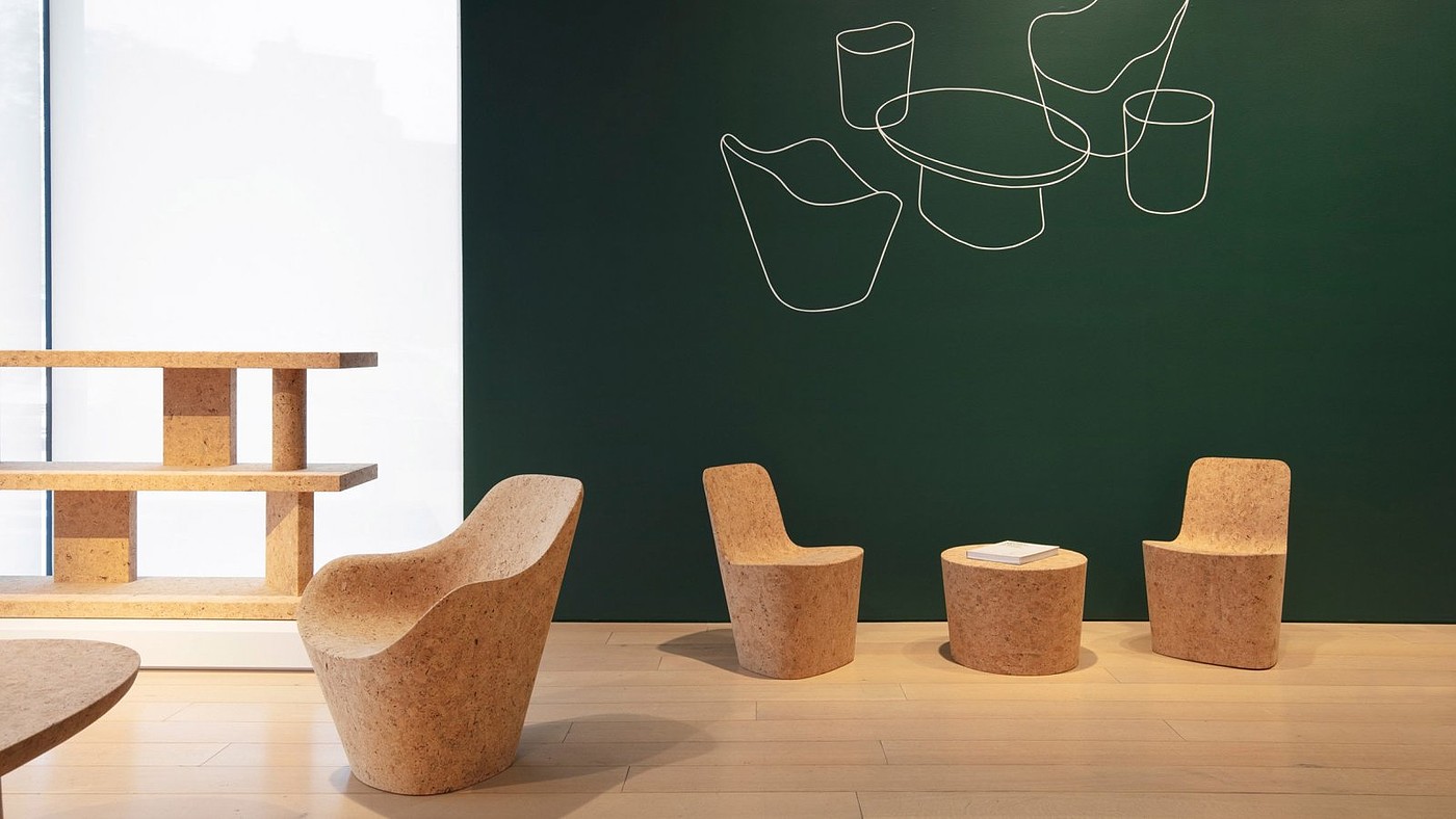 Cork，chair，bookshelf，Jasper Morrison，