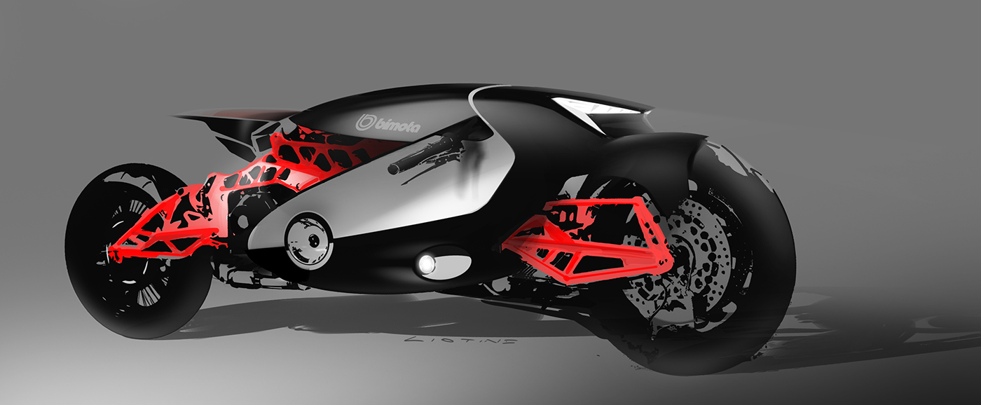 industrial design，conceptual design，Cool and sharp shape，Creative and novel，Full of sense of Technology，