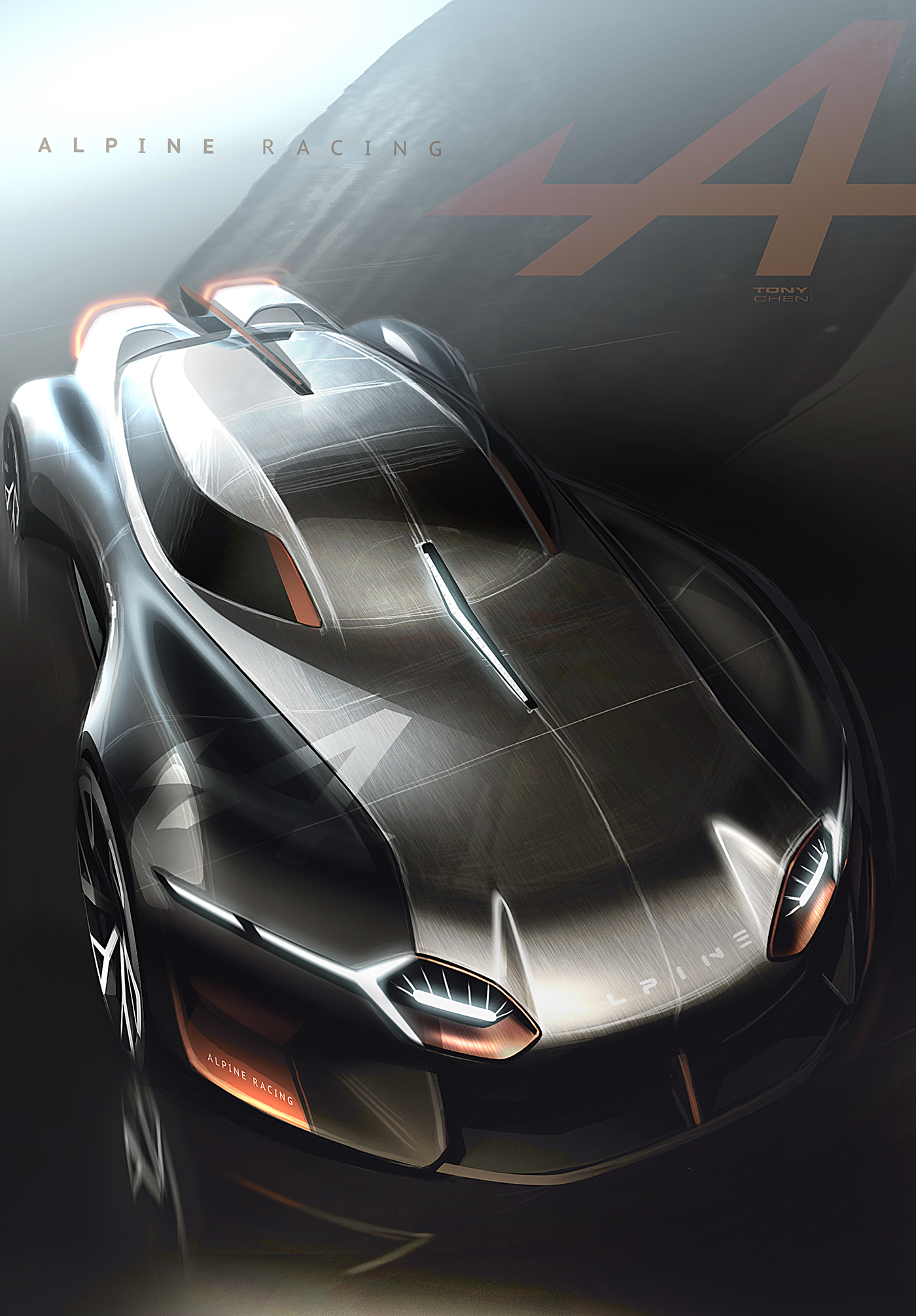 Hand drawn，illustration，vehicle，pc，