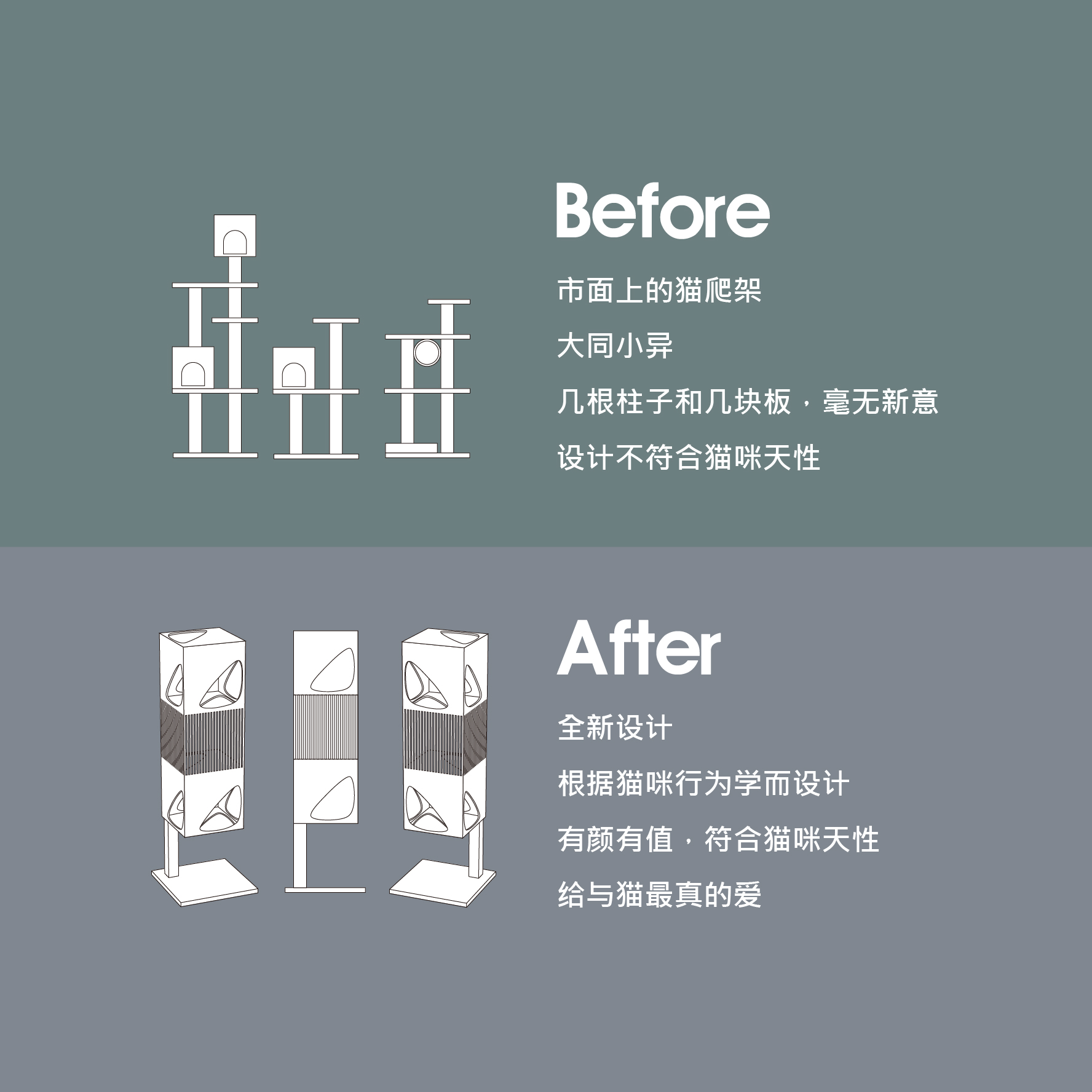 industrial design，product design，Life aesthetics，Cat climbing frame，Cat tree，Cat nest，cat，