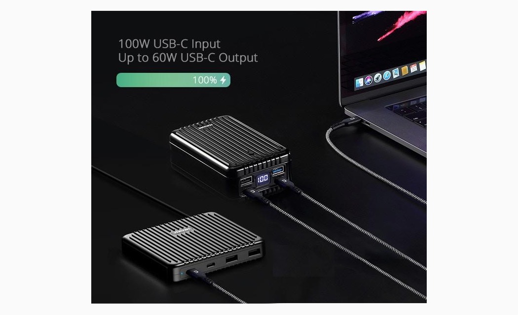 SuperTank，portable battery，black，