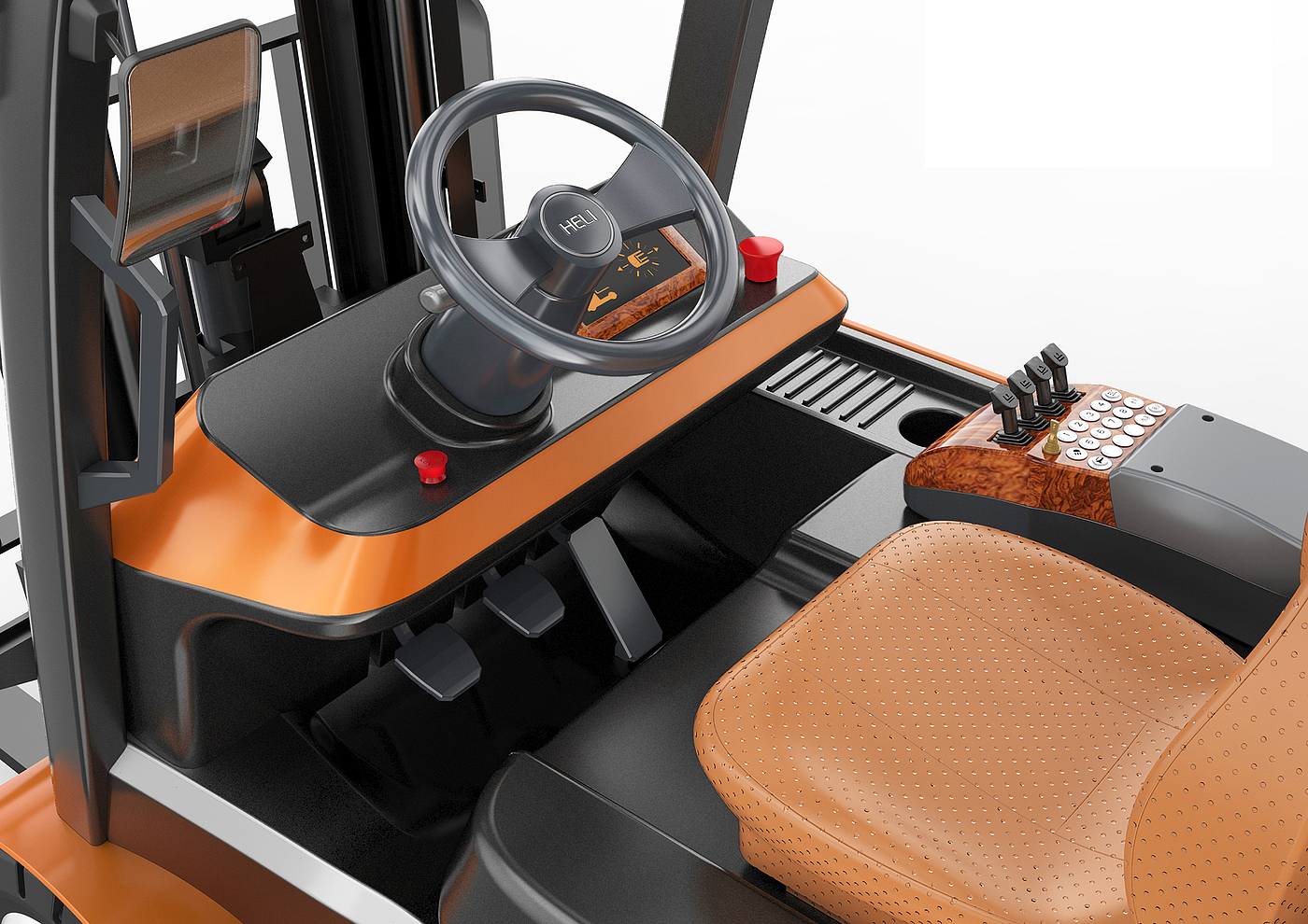 Four wheels，balance，Electric，environment protection，green，Forklift，