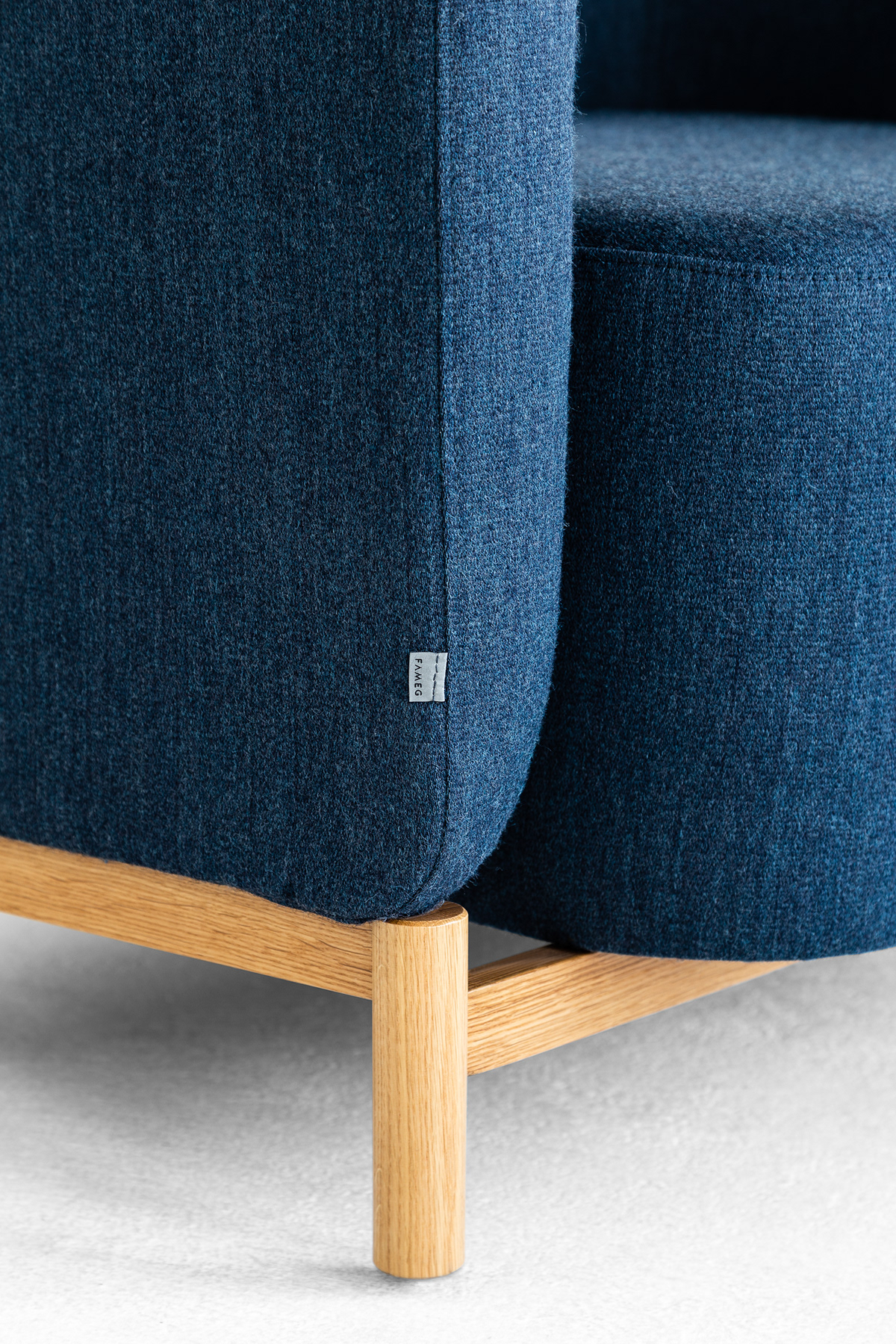 blue，sofa，Polar Sofa，