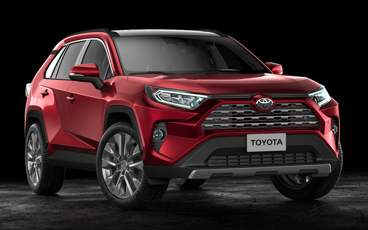 Toyota RAV 4，Automobile design，gules，