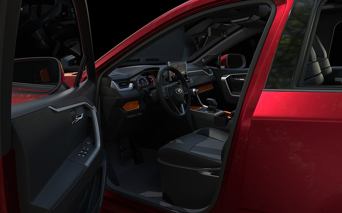 Toyota RAV 4，Automobile design，gules，