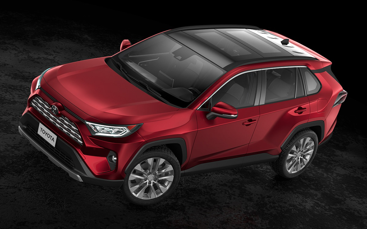 Toyota RAV 4，Automobile design，gules，