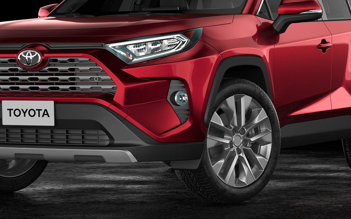 Toyota RAV 4，Automobile design，gules，